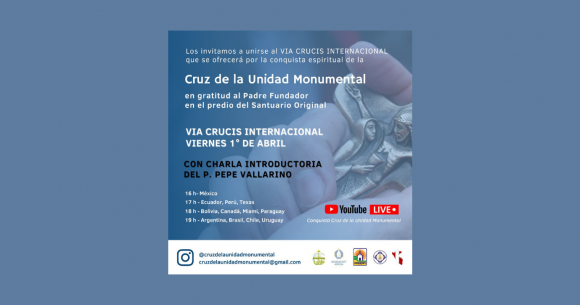 Cruz de la Unidad monumental para el Santuario Original